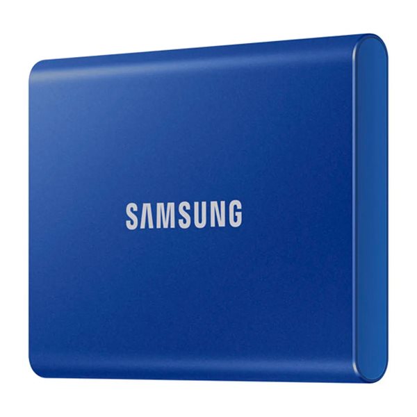 Disque dur portatif externe SSD T7 USB -1 To - Bleu indigo