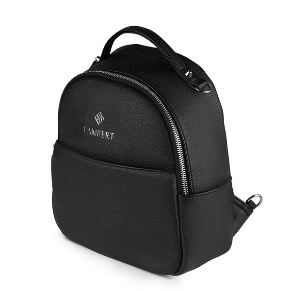 The Charlie Vegan Leather Handbag - Black