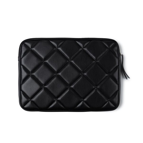 The Jasmyn Quilted Vegan Leather Computer Sleeve
