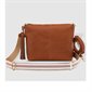 Daisy Stripe Crossbody Bag - Tan