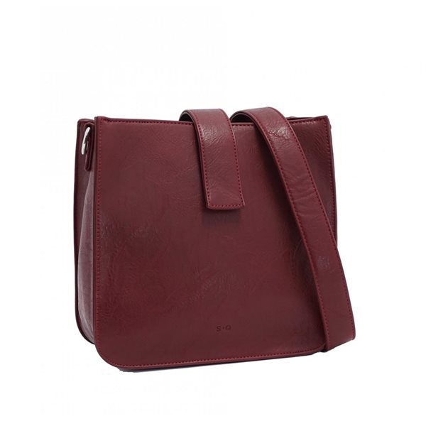 Juno Crossbody Bag - Wine Red