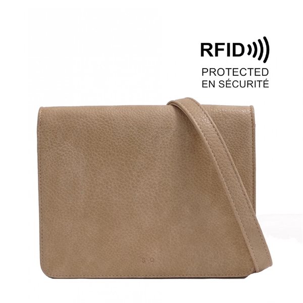 Karina Crossbody Wallet - Desert Sand