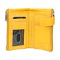 Mini Charlotte Small Leather Wallet - Yellow