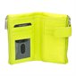 Mini Charlotte Small Leather Wallet - Neon Green