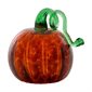 Round Glass Pumpkin - 6 in