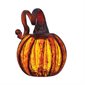 Round Glass Pumpkin - 6 in