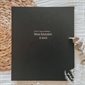 Baby Memory Book with Fabric Cover - Black