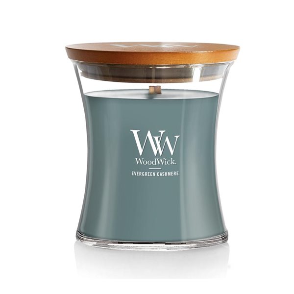 Hourglass Candle - 9.7 oz - Evergreen Cashmere