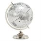 Globe terrestre sur pied - Gris et argent