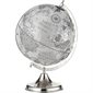 Globe terrestre sur pied - Gris et argent