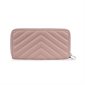 Frida Quilted Vegan Leather Wallet - Mystic Pink