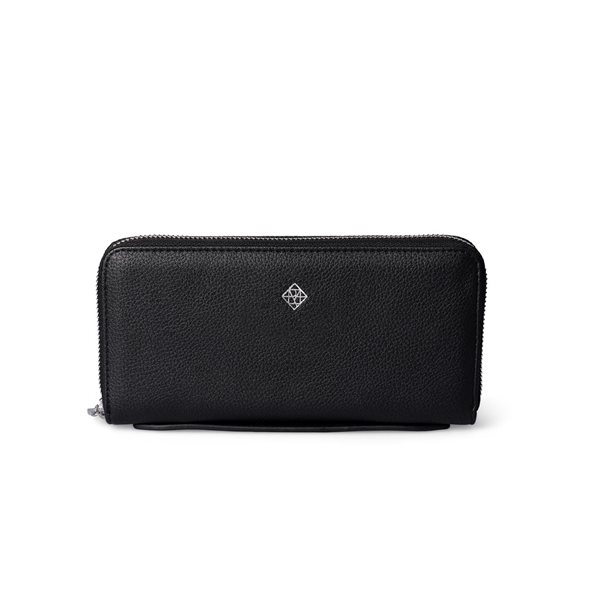 The Meli Vegan Leather Wallet - Black