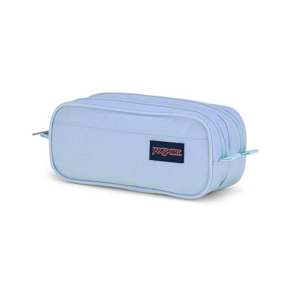 Dual Zippered Pencil Case - Blue Dusk