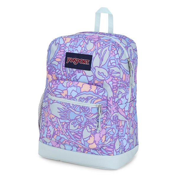 Sac à dos Cross Town Plus - Lilas pastel fluid floral