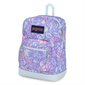 Cross Town Backpack Plus - Fluid Floral Pastel Lilac