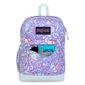 Cross Town Backpack Plus - Fluid Floral Pastel Lilac