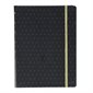 Moonlight Refillable Notebook - A5 Size - 8.5 x 6.5 in - Black