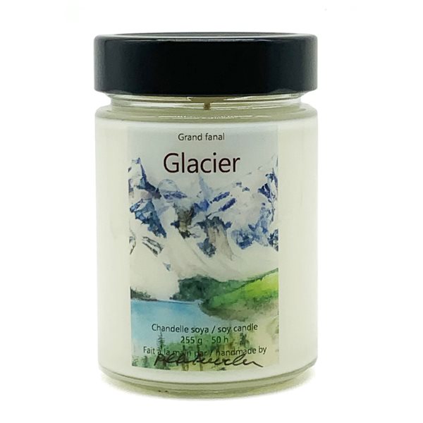 Bougie de soya Glacier