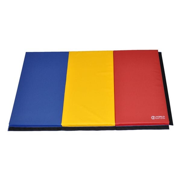 Matelas pliable en trois volets