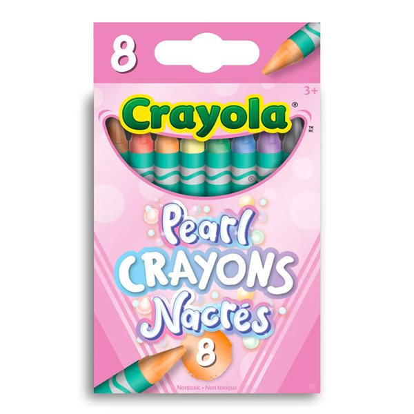 Crayons de cire nacrés