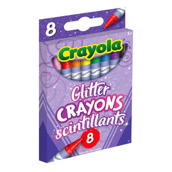 Glitter Wax Crayons