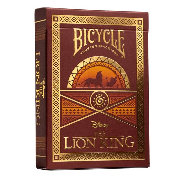 Cartes à jouer Bicycle Le roi lion