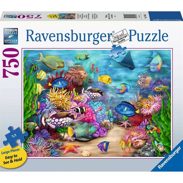 750 Pieces XXL - Tropical Reef Life Jigsaw Puzzle