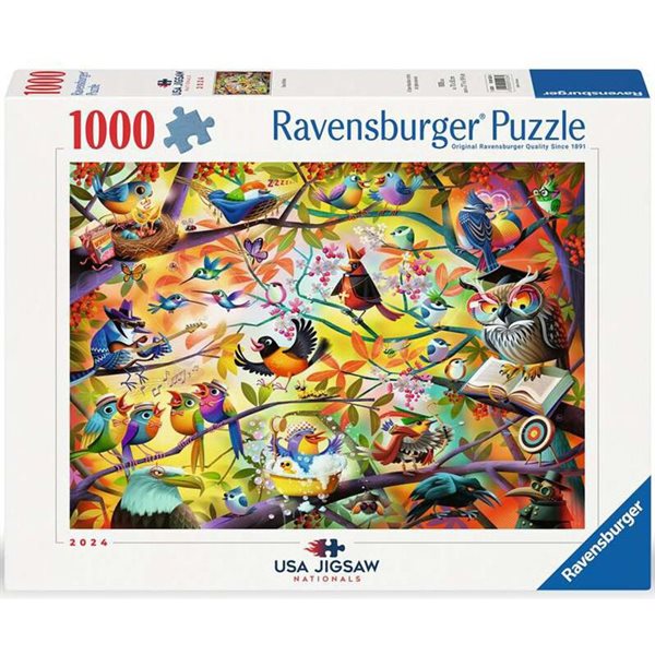 1000 Pieces - Busy Birdies Jigsaw Puzzle