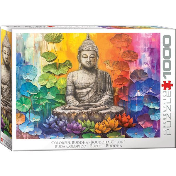 1000 Pieces - Colorful Buddha Jigsaw Puzzle