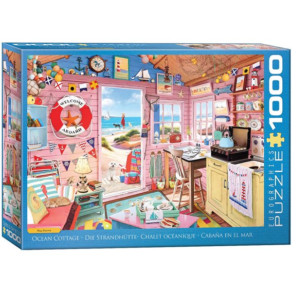 1000 Pieces - Ocean Cottage Jigsaw Puzzle