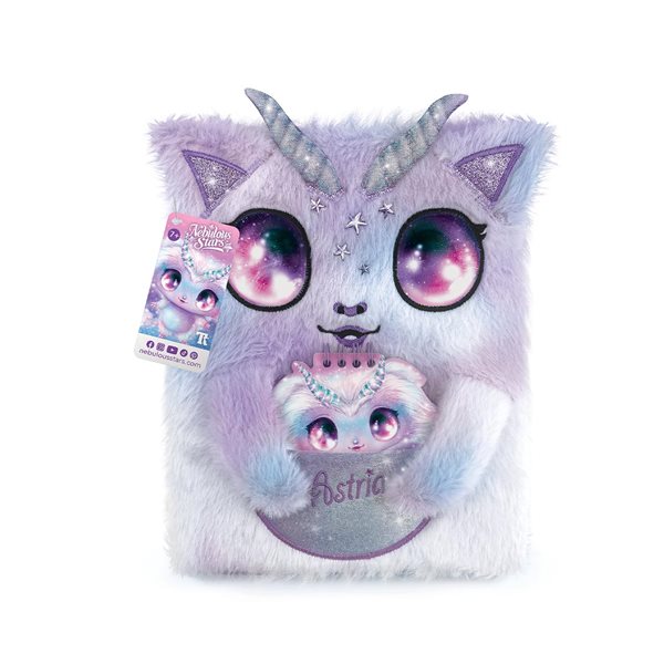 2-in-1 Giant Fuzzy Notebook - Astria