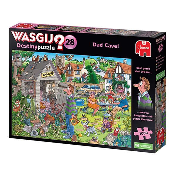 1000 Pieces - Dad Cave ! Wasgij Destiny #28 Jigsaw Puzzle