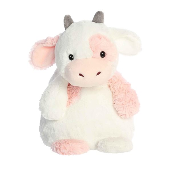 Peluche lestée Serene la vache rose 2.5 lbs