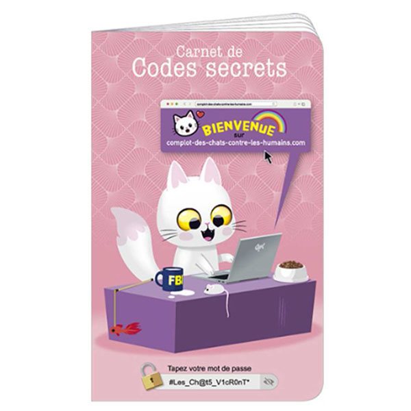 Carnet de codes secrets Chaton