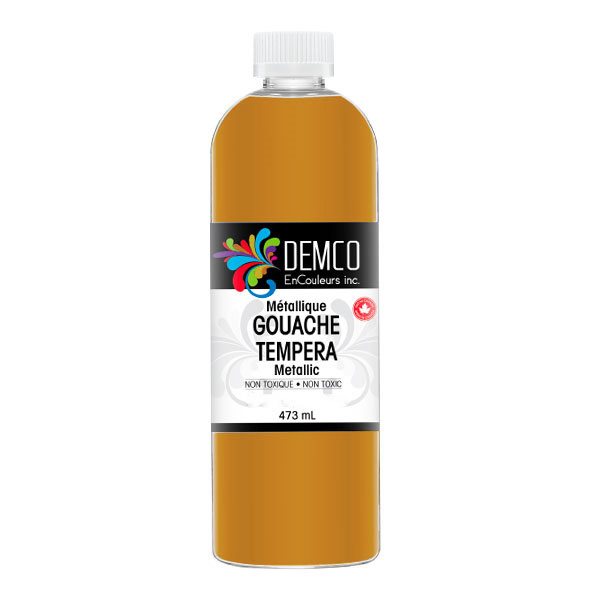 Gouache Demco métallique 473 ml - Cuivre