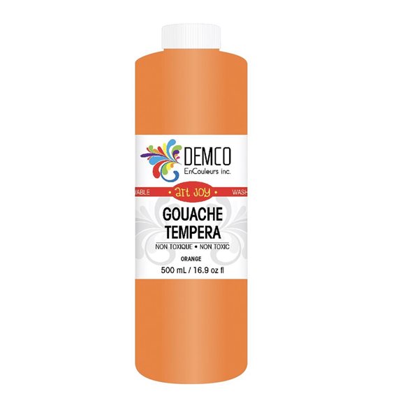 Gouache lavable Art joy 500 ml - Orange