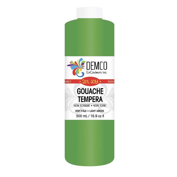 Gouache lavable Art joy 500 ml - Vert pâle