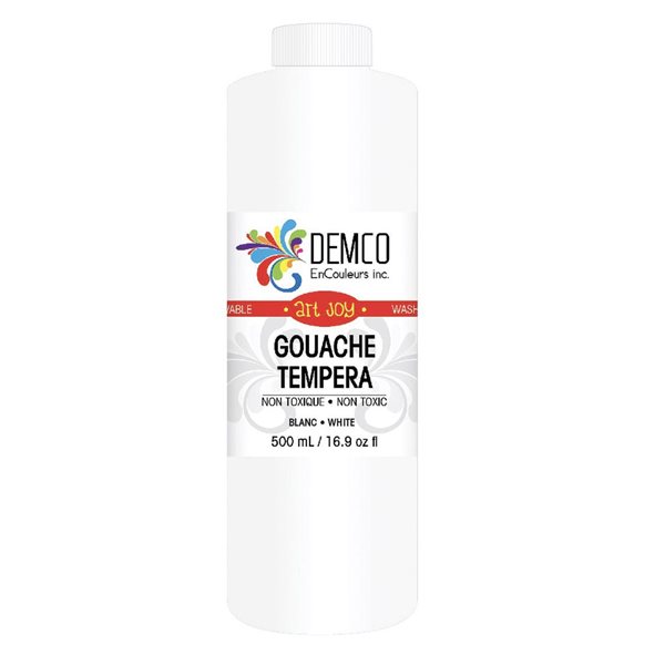 Gouache lavable Art joy 500 ml - Blanc