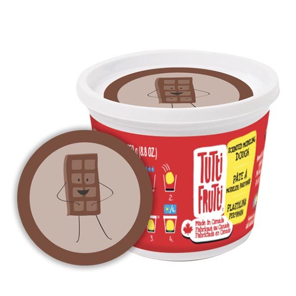 Pâte à modeler parfumée sans gluten Tutti Frutti™ 250 g - Chocolat