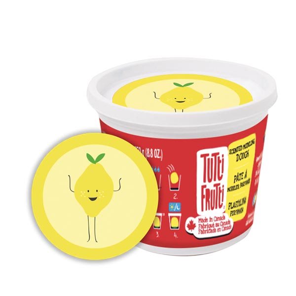 Pâte à modeler parfumée sans gluten Tutti Frutti™ 250 g - Citron