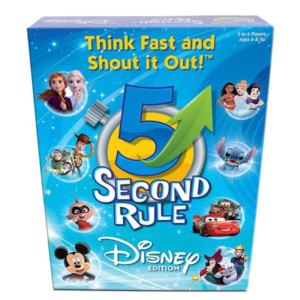 Jeu Règle des 5 secondes – Édition Disney