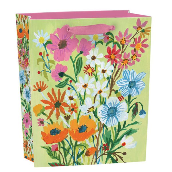 Petit sac cadeau – Champs de fleurs