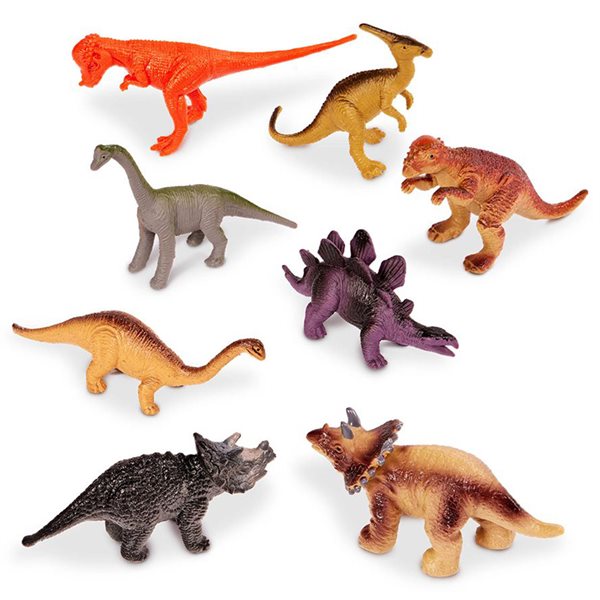 Figurines de dinosaures herbivores