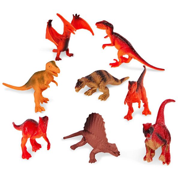 Figurines de dinosaures carnivores