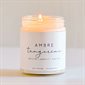 Bougie de soya Ambre tangerine