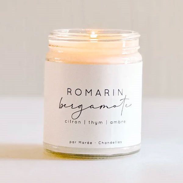 Rosemary Bergamot Soy Candle