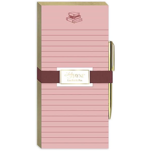 Lady Jayne® Magnetic List Pad with Pen - Books