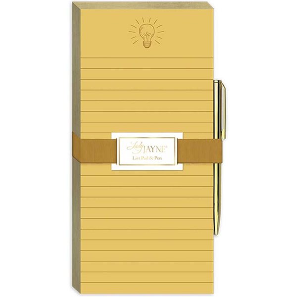 Lady Jayne® Magnetic List Pad with Pen - Ideas