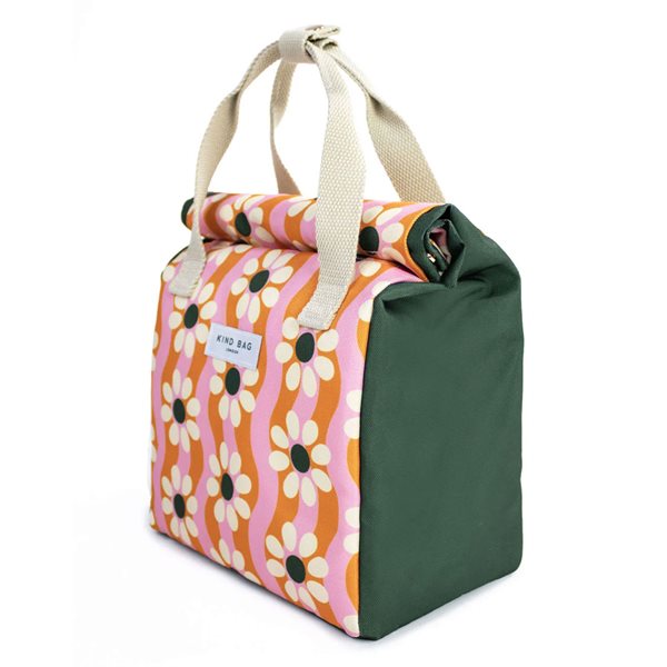 Wavy Daisy Shapes Lunch Bag