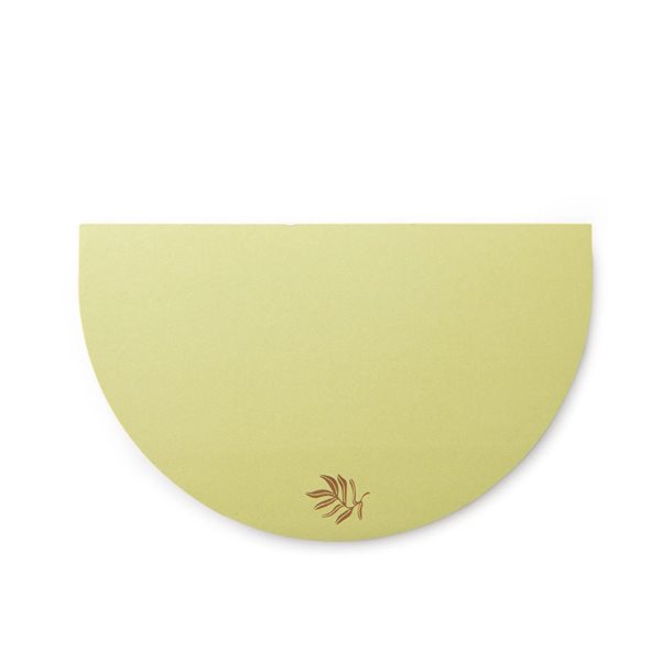 Palm Leaf Half Moon Notepad